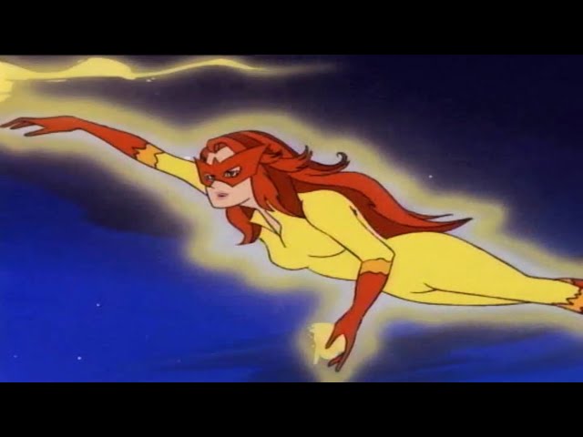 Firestar action scenes from the cartoons Compilation(1981-2009)