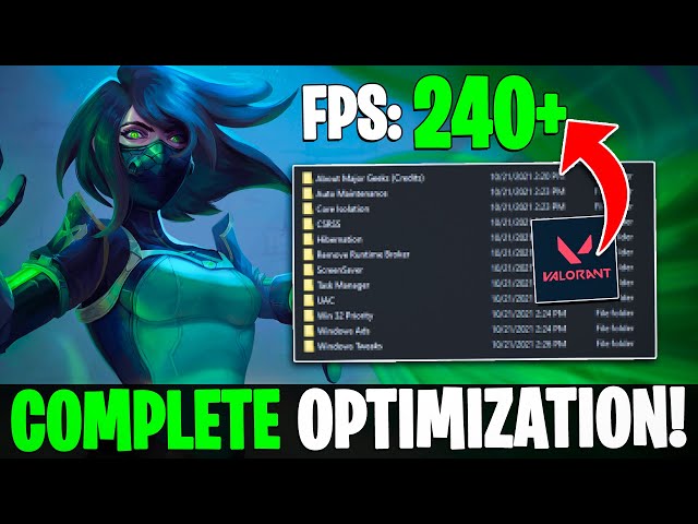 How to BOOST FPS in Valorant (Full Optimization Guide) - Get More FPS *2022*