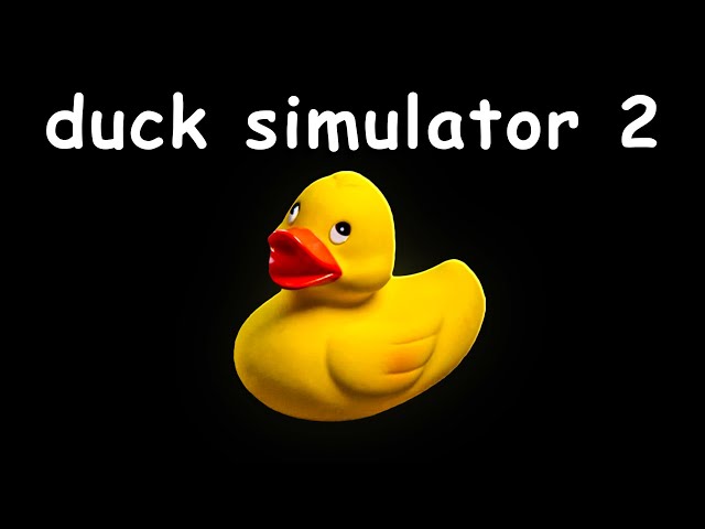 I found the weirdest game on steam, duck simulator 2