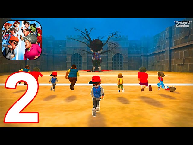 Clash of Scary Squad - Gameplay Walkthrough Part 2 Scary Teacher 3D New MiniGames (iOS, Android)