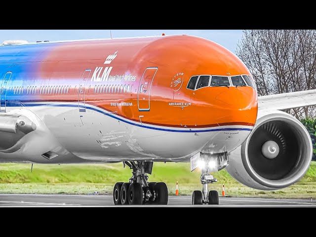 200 CLOSE UP TAKEOFFS and LANDINGS in 2 HOURS | Amsterdam Airport Schiphol Plane Spotting [AMS/EHAM]