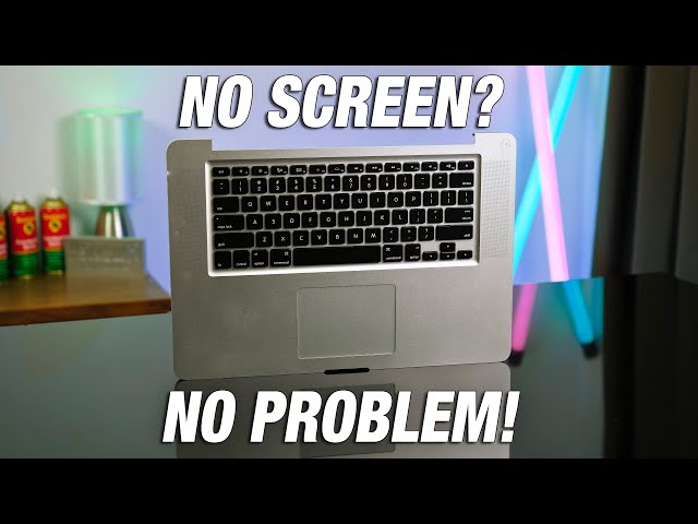 Turning A Free Scrap Macbook Into A Desktop PC!