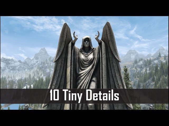 Skyrim: Yet Another 10 Tiny Details That You May Still Have Missed in The Elder Scrolls 5 (Part 40)