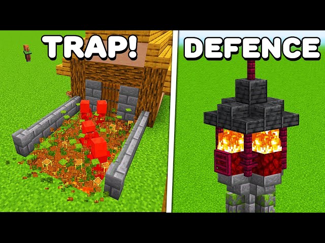 Minecraft: 5 Ways to Protect your House!