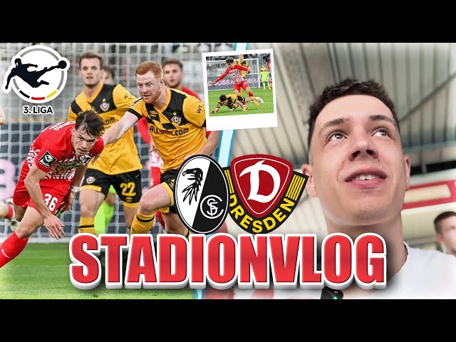 Verspielt DRESDEN den AUFSTIEG?😱 | SC Freiburg II vs. Dynamo Dresden Stadionvlog👀🏟️