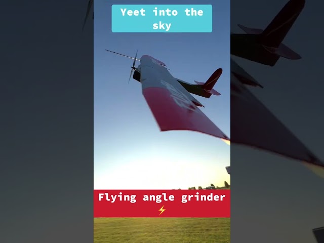 Flying angle grinder 🪚