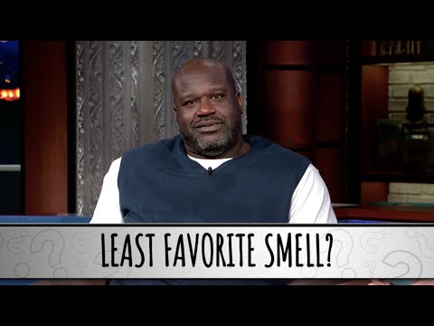 Shaquille O'Neal Takes The Colbert Questionert