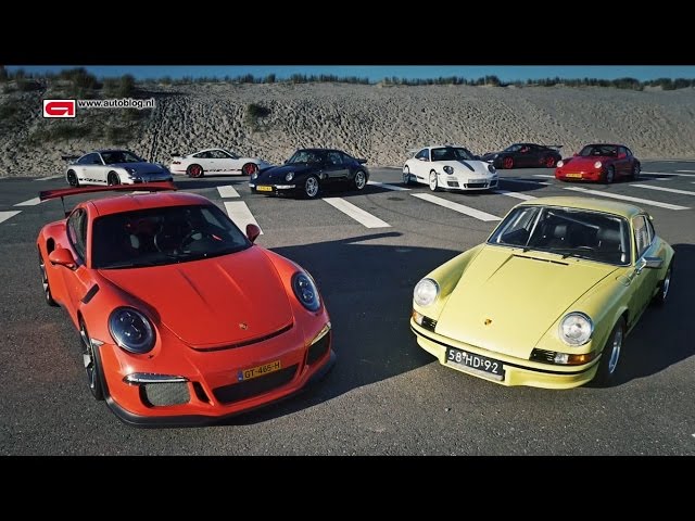 All generations Porsche 911 RS! #rsfest