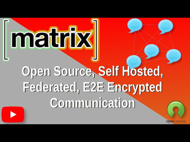 Matrix / Synapse: Open Source, Self Hosted, Federated, End to End encrypted communication server.