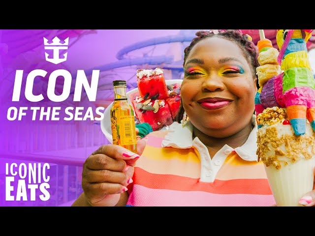 Trying The Most Iconic Foods + Drinks On The World's Largest Cruise Ship