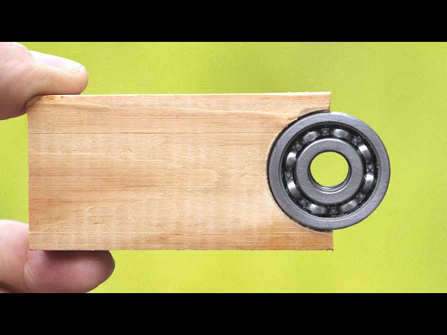 Bright Idea with Bearing and Wood!