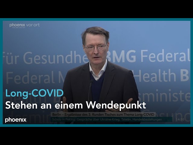 Prof. Karl Lauterbach zu Long-COVID am 16.04.24