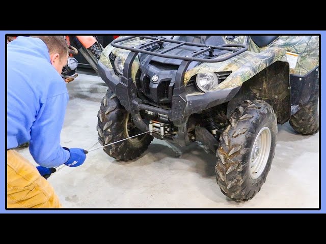 How Much Trouble Can One Winch Cause? | Synthetic Winch Rope and Fairlead Installation on ATV