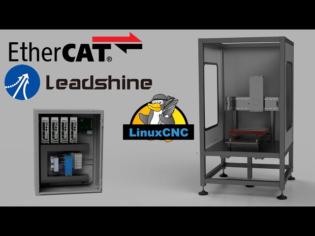 LinuxCNC EtherCAT for reals this time - New Control Cabinet and Leadshine Servos