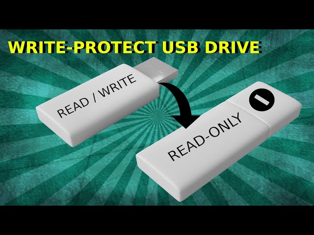 How to Create and Remove Read-Only USB Drive in Windows