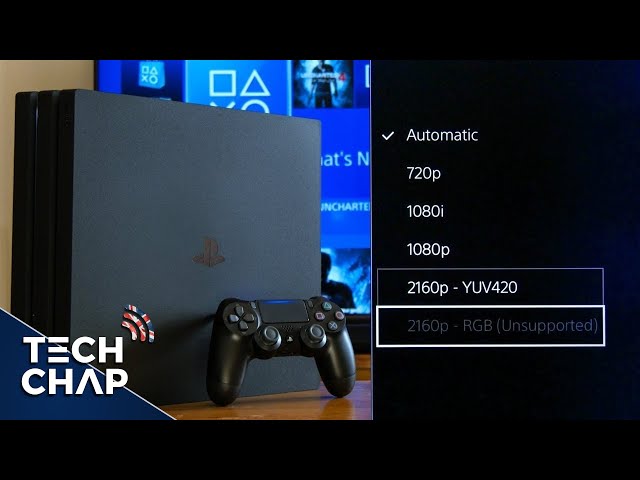 PS4 Pro - 2160p RGB Unsupported FIX