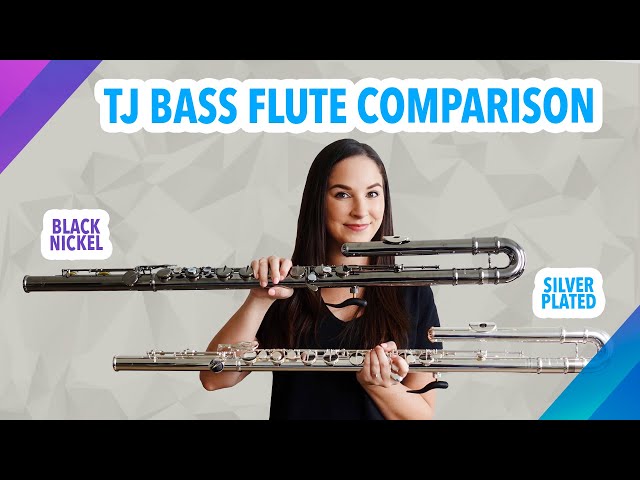 Trevor James Bass Flute Comparison | Silver Plated Bass vs Black Nickel Bass