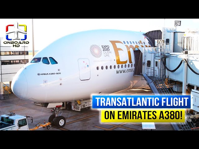 TRIP REPORT | To New York on Emirates A380! | Milan to New York | Emirates Airbus A380
