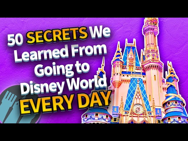 50 Secrets We Learned From Going to Disney World Every Day
