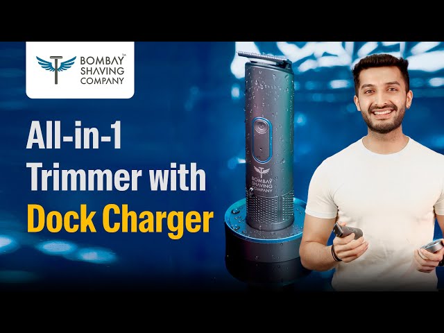 Best Beard Trimmer for Men | Bombay Shaving Company | Dock Charger | Water Resistant | 2 Yr Warranty