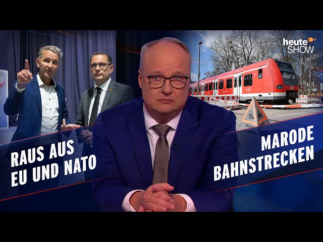 Die AfD im Umfragehoch | Die Bahn kriegt Milliardenhilfen | heute-show vom 15.09.2023