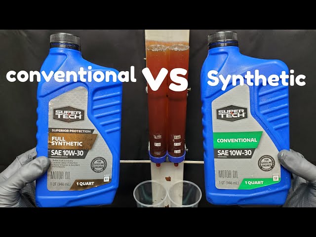 Conventional oil or Synthetic (PROOF)