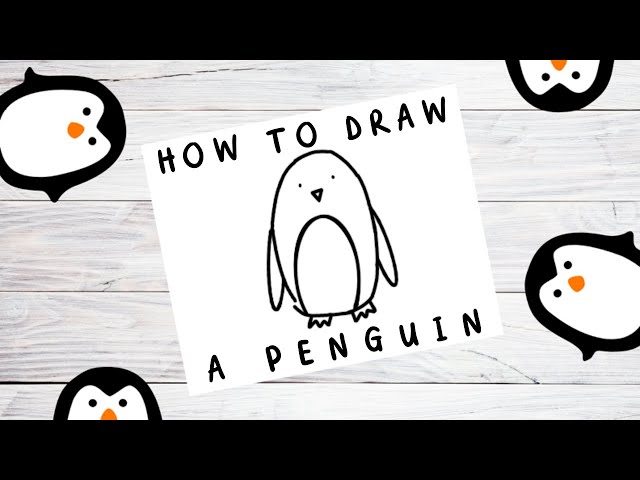 ✏️🐧 How to Draw a Penguin | Simple Art Tutorial for Kids | Directed Drawing | Twinkl USA