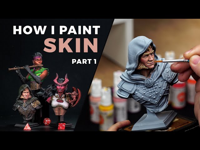 How I Paint Skin (PART 1) - Miniature Painting Techniques