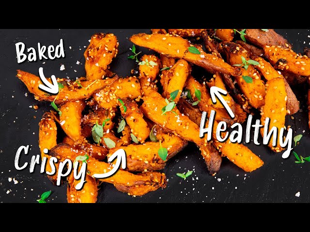Baked Sweet Potato Fries Recipe - Crispy, Healthy & DELICIOUS! #Ad