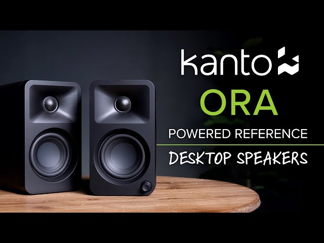 NEW Kanto ORA Desktop Speakers: USB-C, Bluetooth 5.0, a subwoofer out, & more!