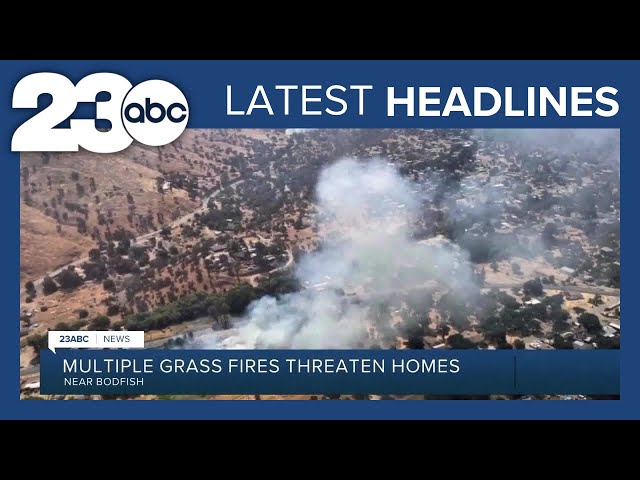 Vegetation and Multiple Grass Fires Threaten Homes | LATEST HEADLINES