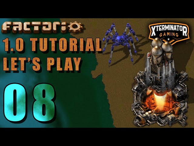 Factorio 1.0 Tutorial Lets Play EP8 -  Mall / Hub Build: Introduction Guide For New Players Gameplay