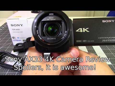 Sony AX33 Camera