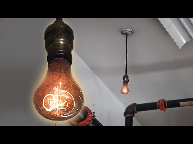 This 120 Year Old Light Bulb Still Works!