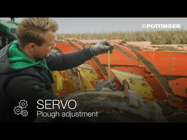 PÖTTINGER - SERVO, Plough adjustment
