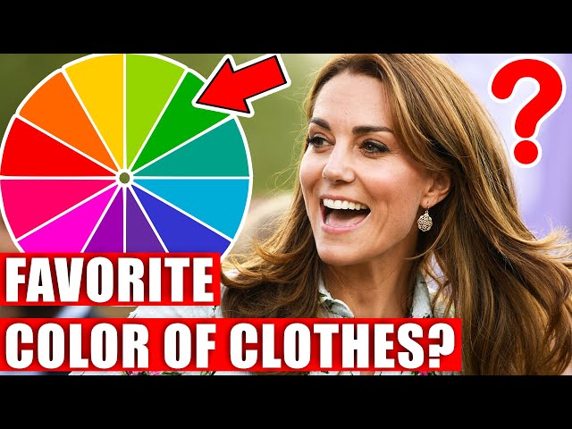 WHAT IS PRINCESS CATHERINE'S FAVORITE COLOR OF CLOTHING? A REAL ROYAL CHOICE