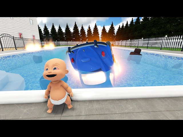 Baby RUINS POOL PARTY! (who's your daddy)