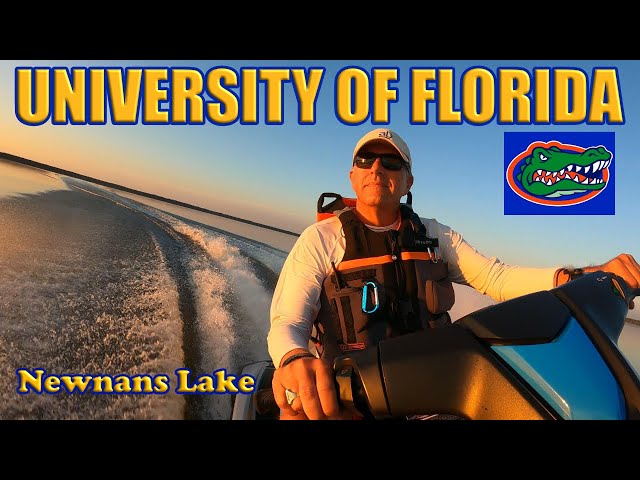 Jet Skiing and Cycling Newnans Lake in the University of Florida's Backyard in Gainesville, Florida