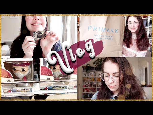 November 5-11th vlog (not a reading one at all) Primark & Harry Potter haul | Book Roast