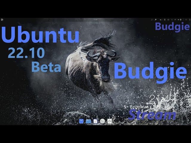 Ubuntu Budgie 22.10 Beta "Kinetic Kudu" (Budgie). Что нового?