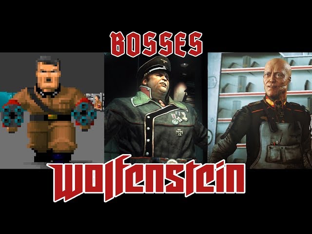 All Bosses of Wolfenstein (1992 - 2017)