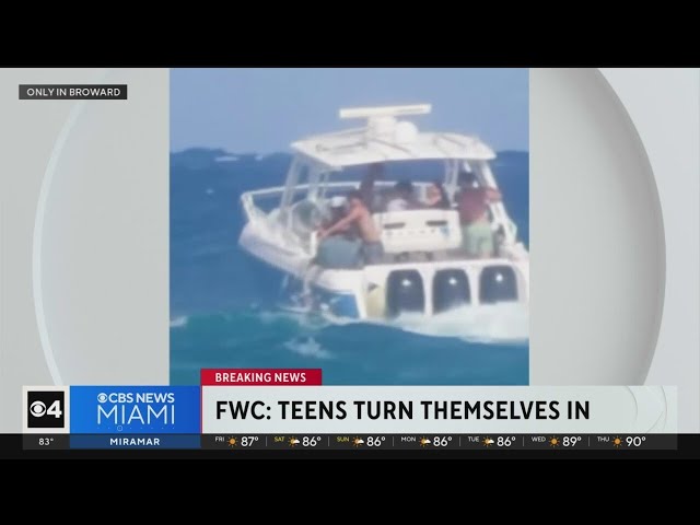 2 teens turns themselves in after group of young boaters dump trash into Boca Inlet