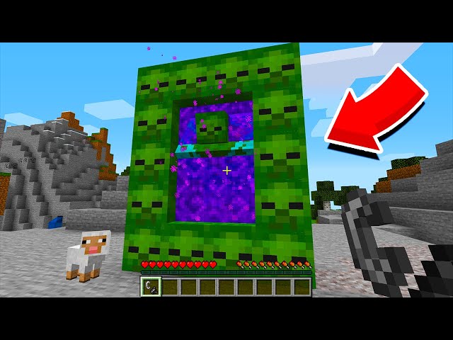 ZOMBIE HEAD PORTAL IN MINECRAFT - lucky and unlucky moments by Scrapy