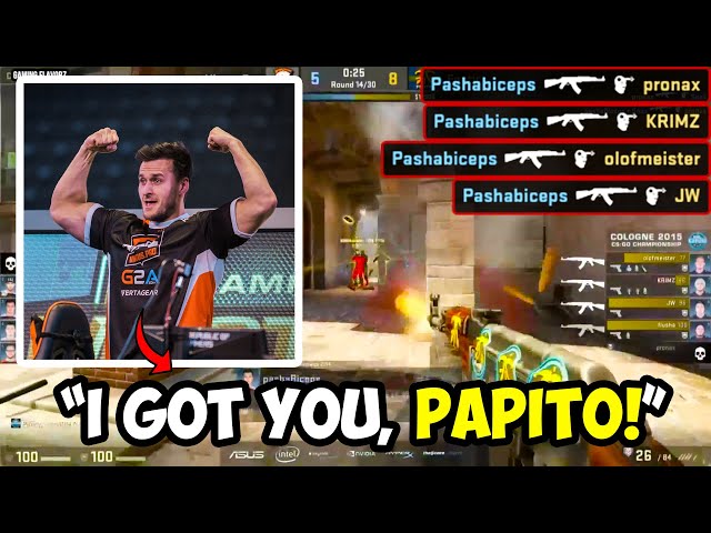 When Papito DOMINATED the CSGO Pro Scene.. | PashaBiceps' Greatest Moments of all Time