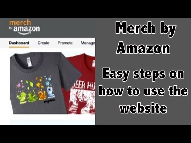 Merch By Amazon Easy steps on how to use the tools on the website.