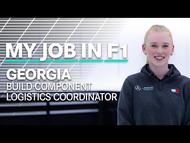 My Job in F1: Georgia | Build Component Logistics Coordinator