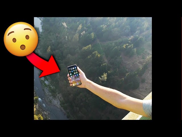 She dropped my iphone off a cliff..😞