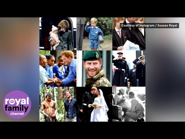 Duchess of Sussex Creates Photo Collage to Celebrate Prince Harry's 35th Birthday