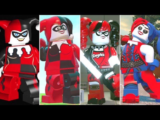 Evolution of Harley Quinn in LEGO Videogames