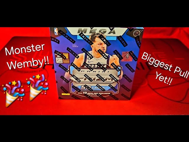 🚨 My Biggest Hit Ever!! 🚨 2023 Prizm Mega Box!! 🔥🔥 #nba #prizm #thehobby #wembanyama